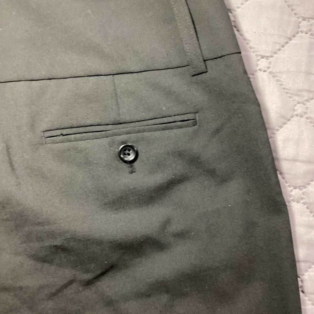 NWT EXPRESS women's Editor Pants Size 4 Black Cropped - Picture 11 of 12